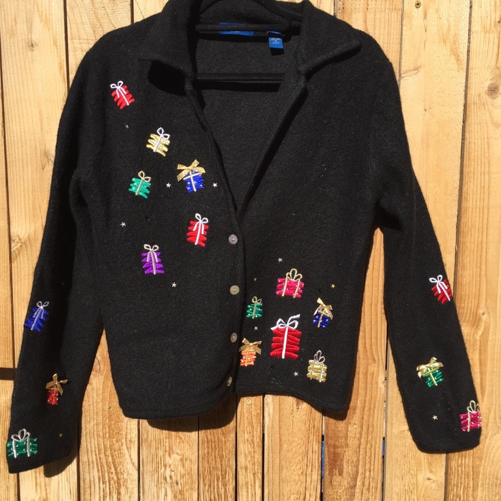 Pretty Christmas Wool Sweater